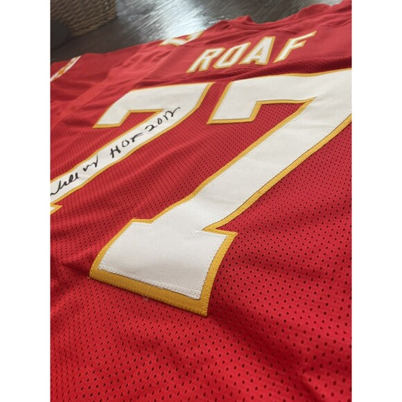 Willie Roaf HOF 2012 Autographed Jersey Red CHIEFS Jersey COA TRISTAR MINT - Picture 5 of 12